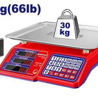 ترازوی دیجیتالی 30 کیلوگرم ایمتاپ emtop مدل EESE23001