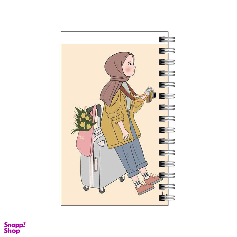 دفتر یادداشت 60 برگ To Do List طرح دختر عکاس و سفر کد 4667432