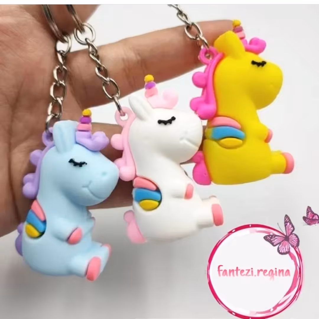 سرکلیدی سیلیکونی طرح تکشاخ 🦄