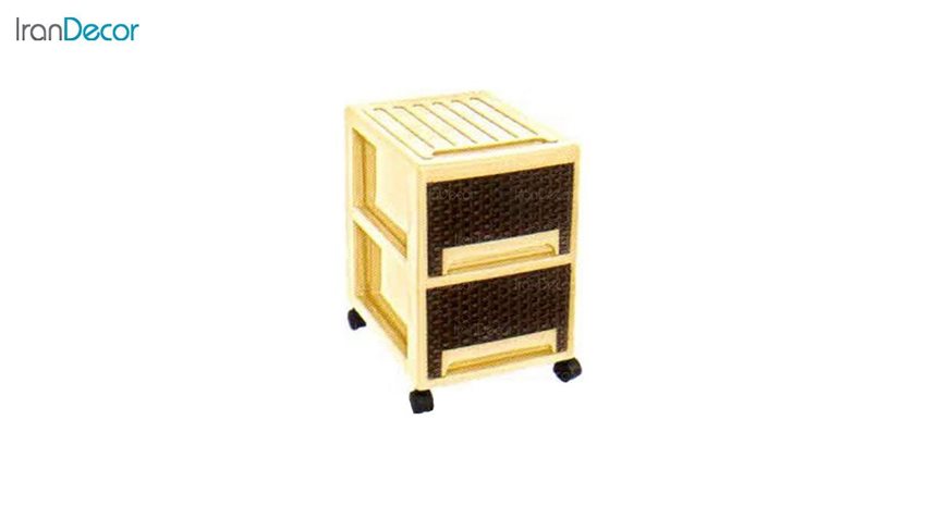 فایل پلاستیکی دو کشو ناصر پلاستیک مدل 502L