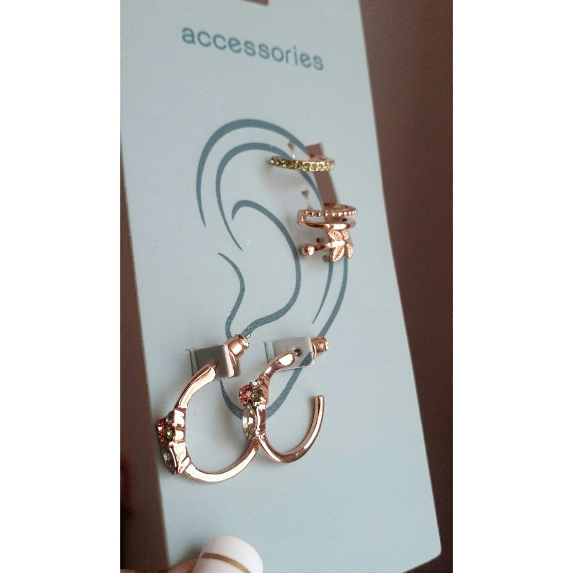 پک گوشواره ایرکاف دار گوشواره ایرکاف دار  پک گوشواره 