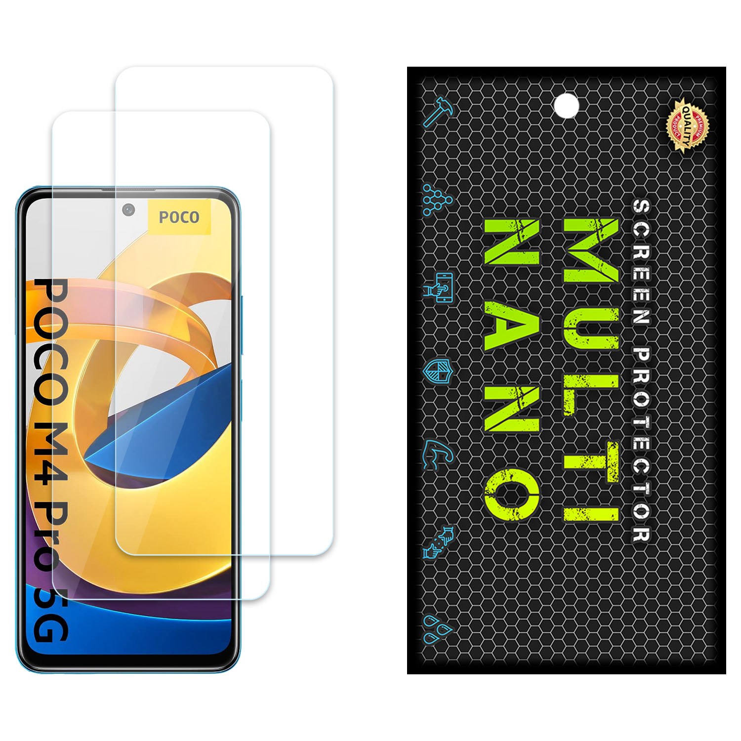 محافظ صفحه مولتی نانو مدل X-S2N برای موبایل شیائومی Poco M4 Pro 5G پک دو عددی
