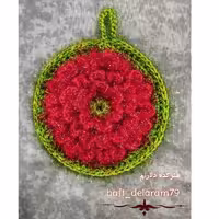 اسکاج بافتنی طرح گل