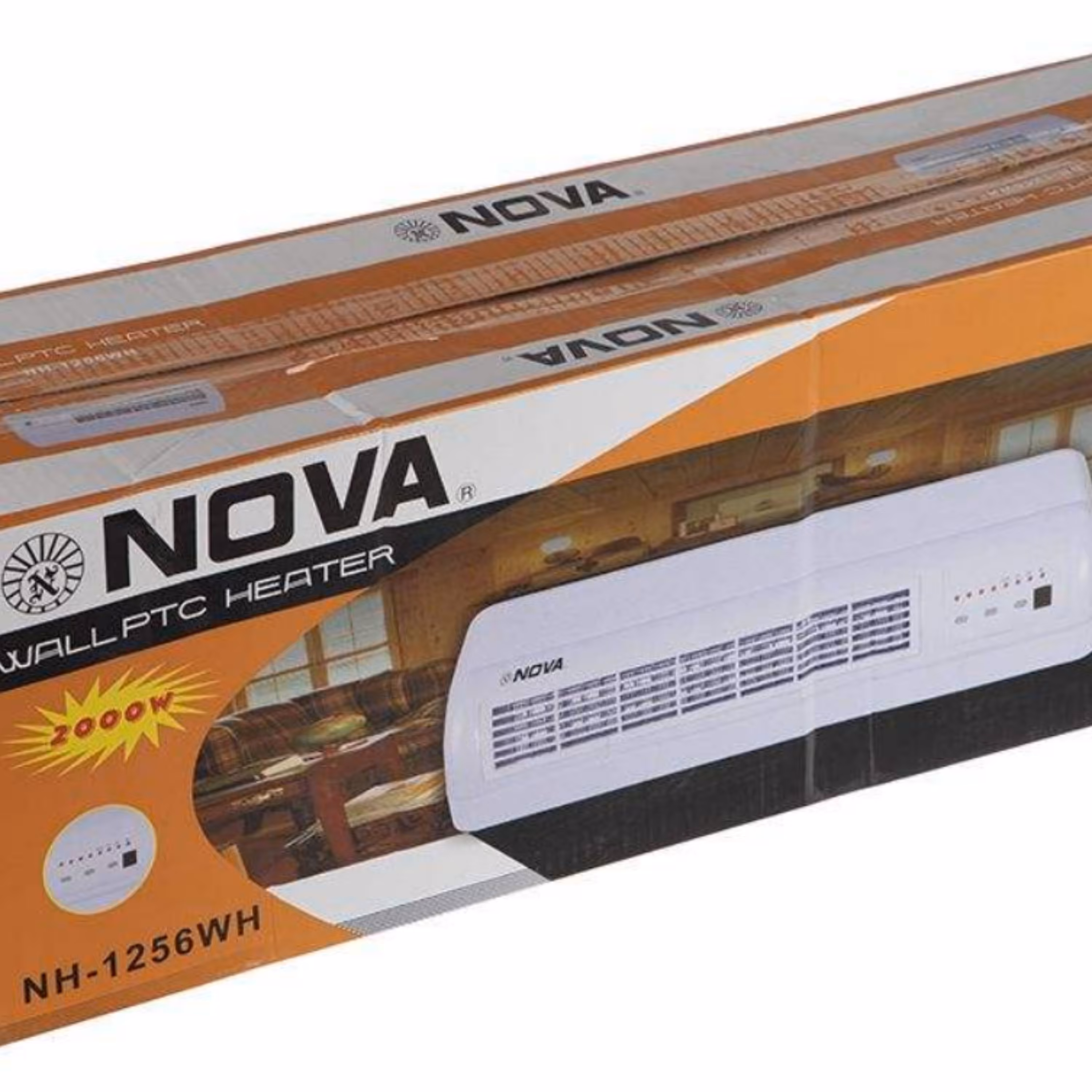 فن هیتر برقی نوا مدل NH-1256WH(بخاری اسپیلیت برقی)