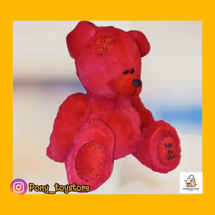 عروسک پولیشی خرس قرمز me to you