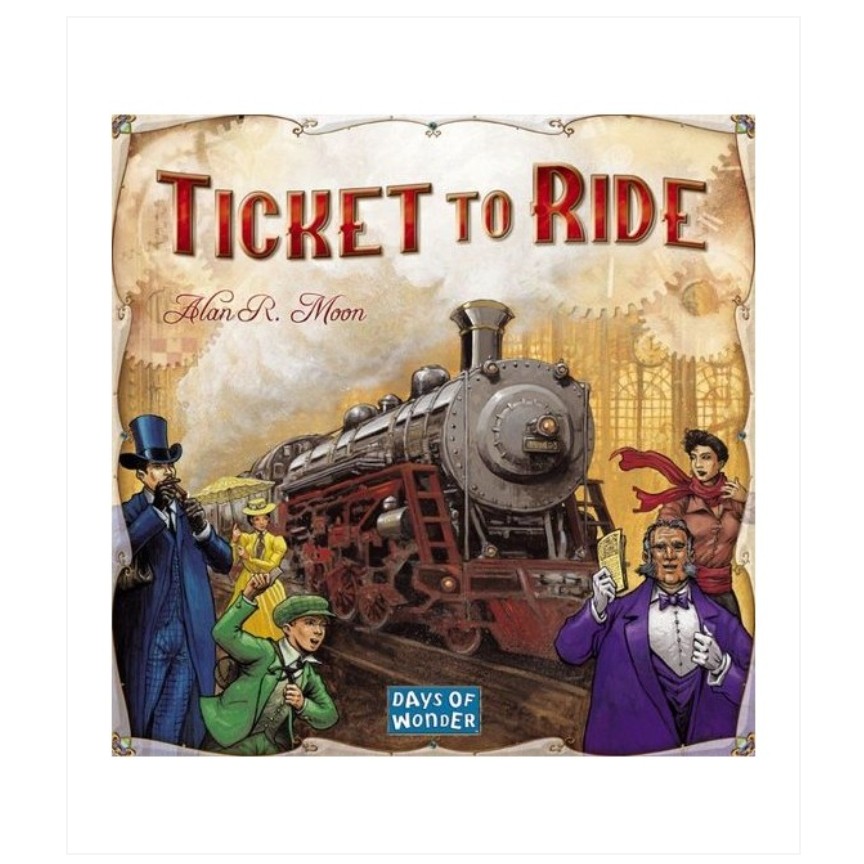 بازی فکری و رومیزی بلیت سفر (Ticket to Ride)