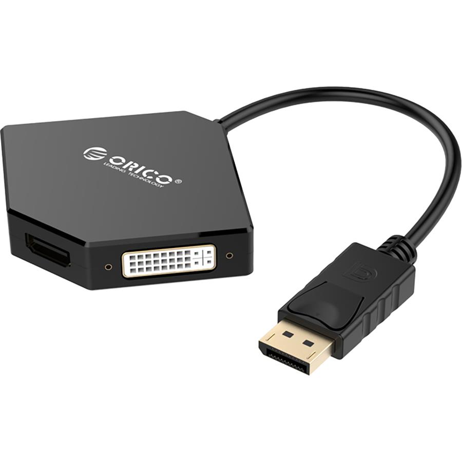 مبدل DisplayPort به HDMI، DVI، VGA اوریکو مدل DPT-HDV3
