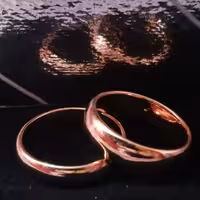 حلقه ساده رزگلد