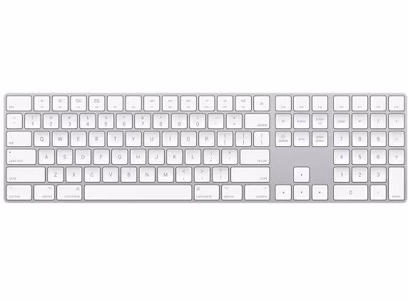 کیبورد بی‌سیم اپل مدل Magic Keyboard همراه با Numeric Keypad