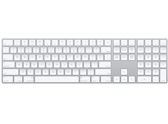 کیبورد بیسیم اپل مدل Magic Keyboard همراه با Numeric Keypad