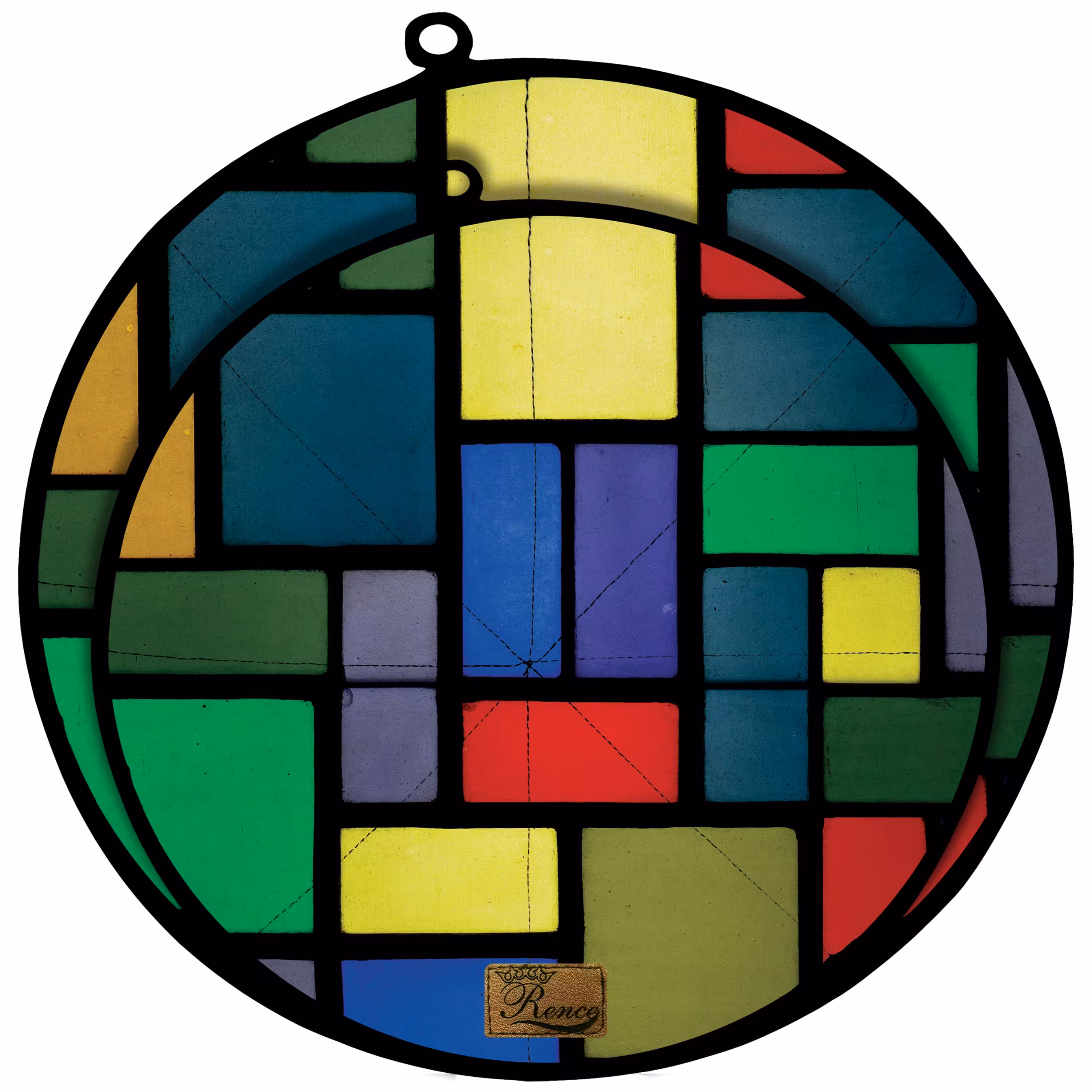 دمکنی ست دو تکه پارچه ای مخمل دو رو چاپ طرح مربع رنگی سایز 25 و 30 مدل B1-148 شرکت رنس