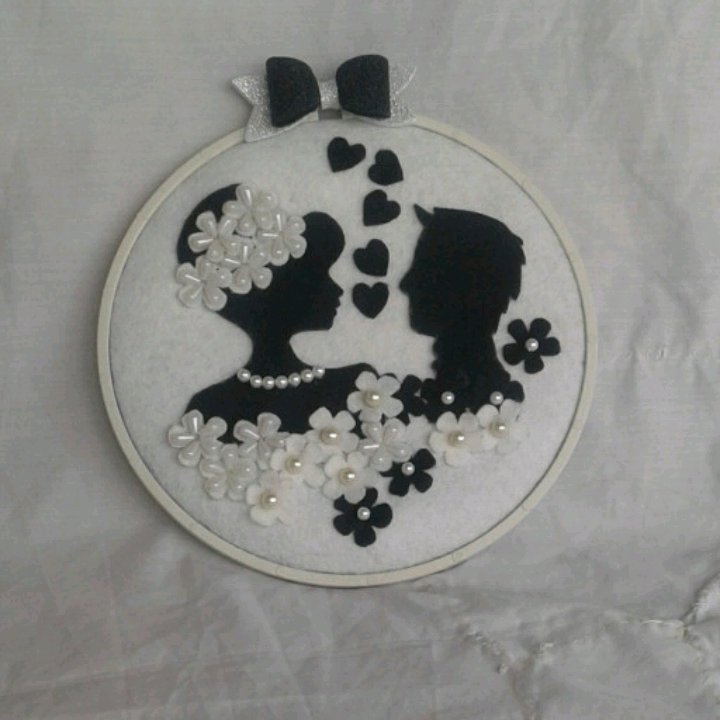 رودری عروس و داماد نمدی 