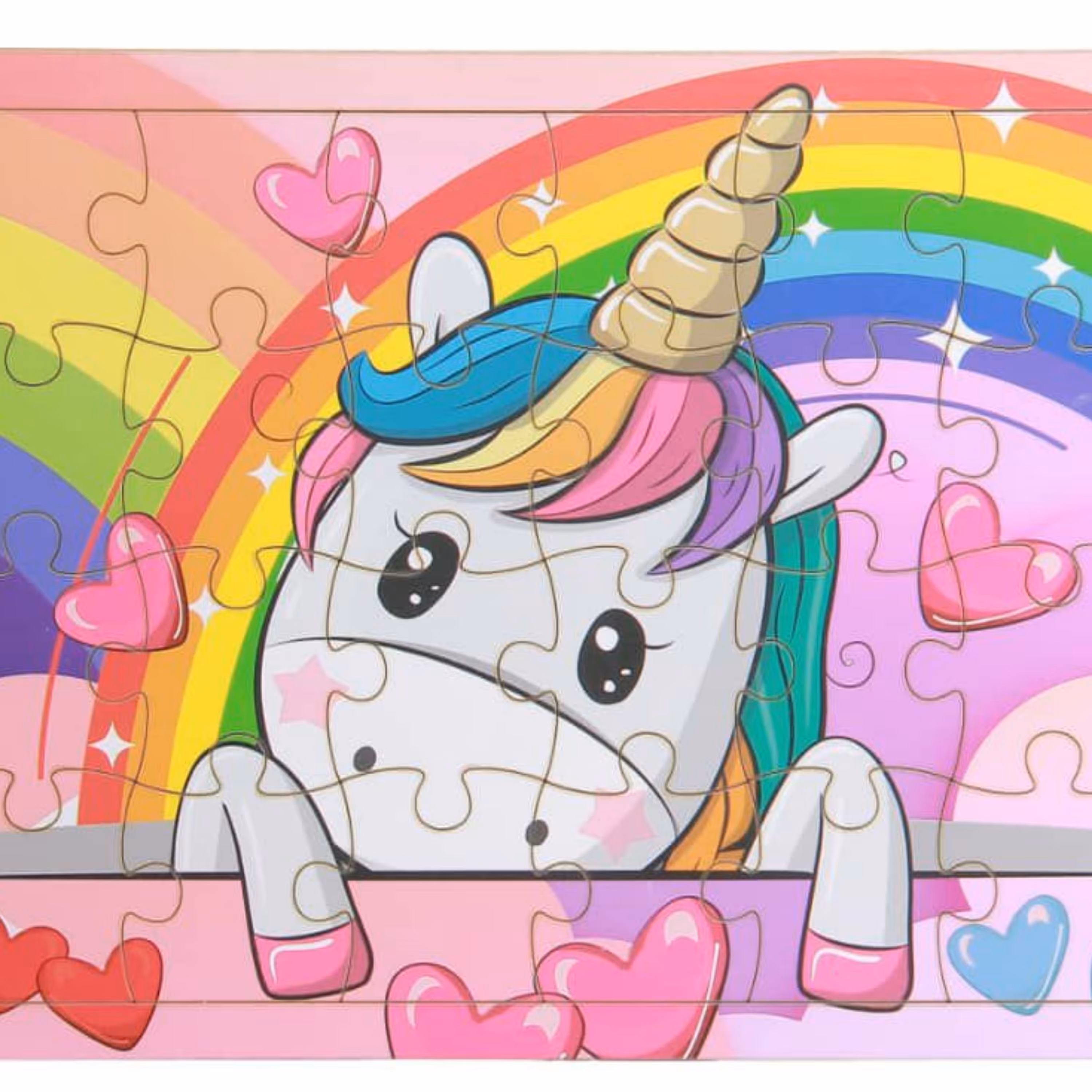 پازل 48 تکه چوبی یونی کورن 