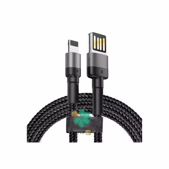 کابل فست شارژ لایتنینگ به یو اس بی دو طرفه مدل Two Sided 1M 5A