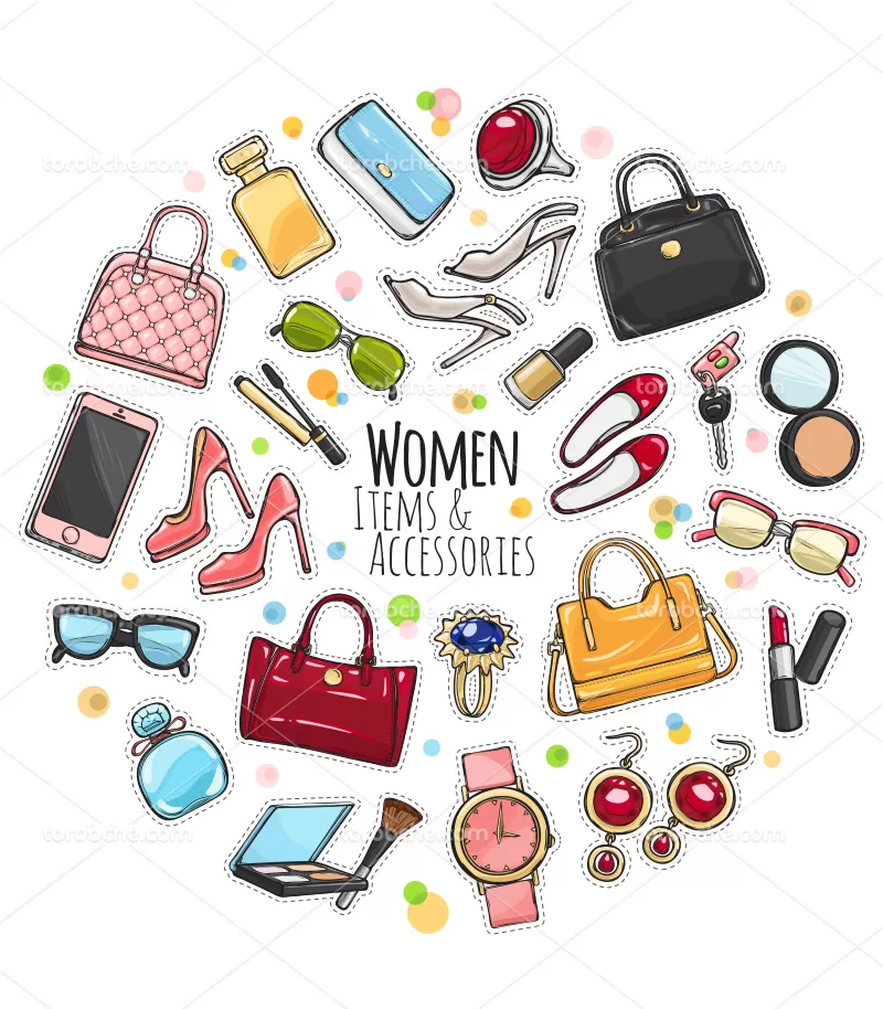 وکتور اکسسوری | گرافیک با طعم تربچه