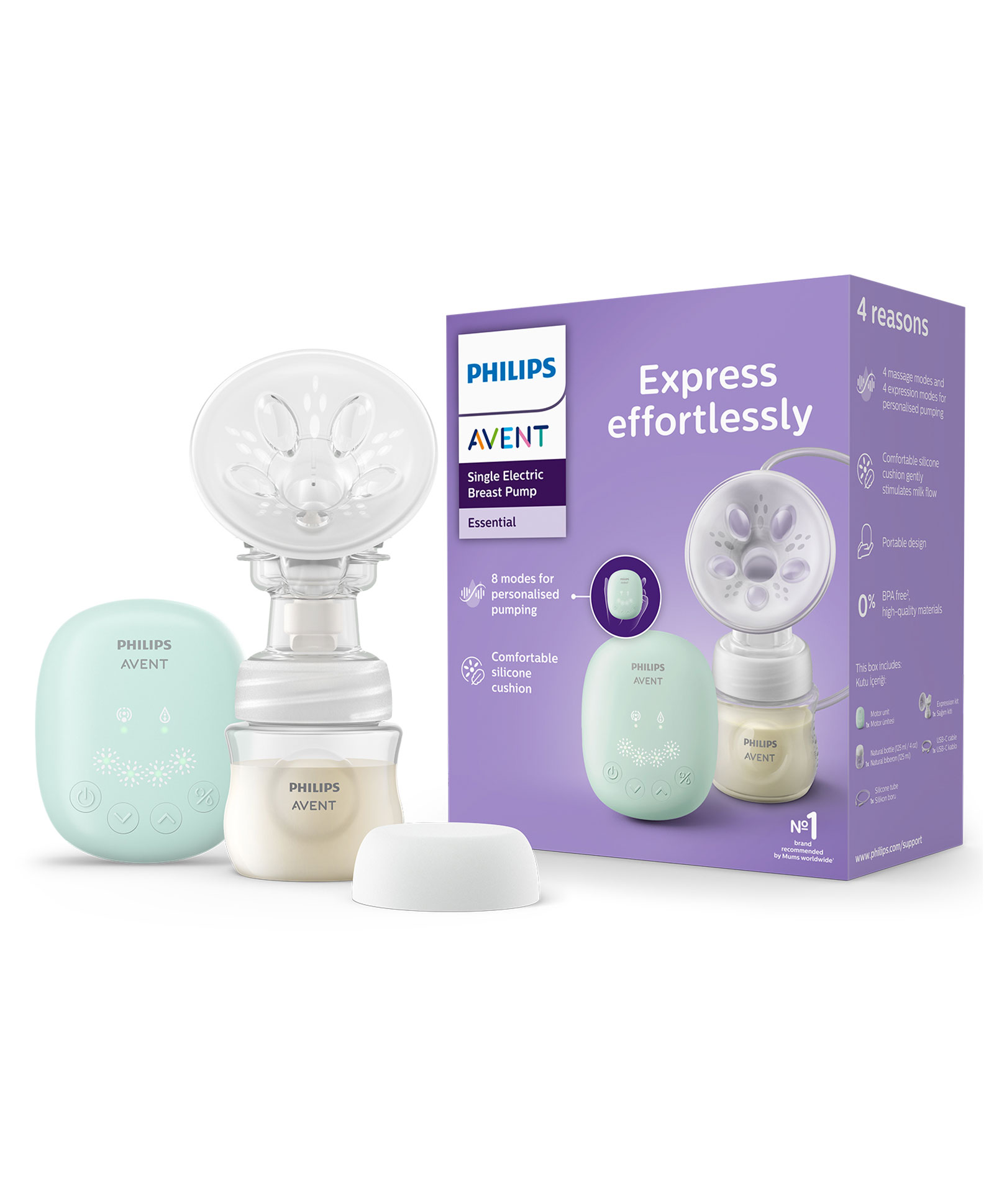 شیردوش برقی اونت فیلیپس مدل ایسنتیال AVENT PHILIPS Essential Electric breast pump