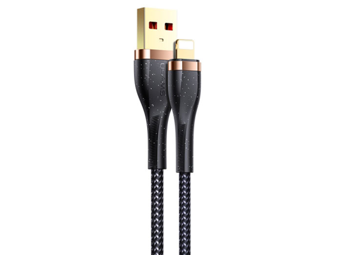 کابل شارژ و انتقال داده لایتنینگ یوسامز Usams US-SJ487 U64 Lightning Cable 1.2m