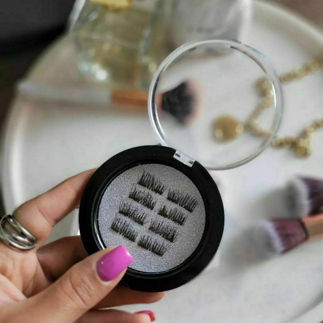 مژه مغناطیسی یا مگنتی(هر پک شامل 4 جفت مژه)بدون نیاز به چسب