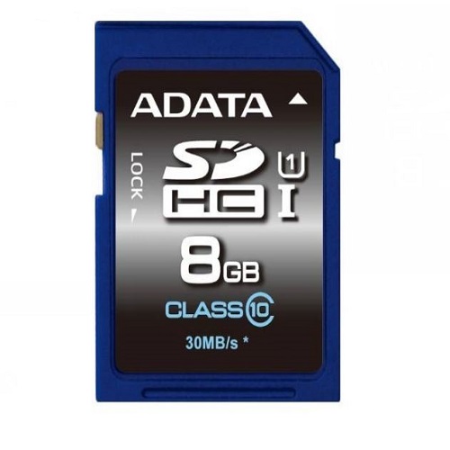 Adata Premier SDHC UHS-I U1 Class 10 Memory Card - 8GB