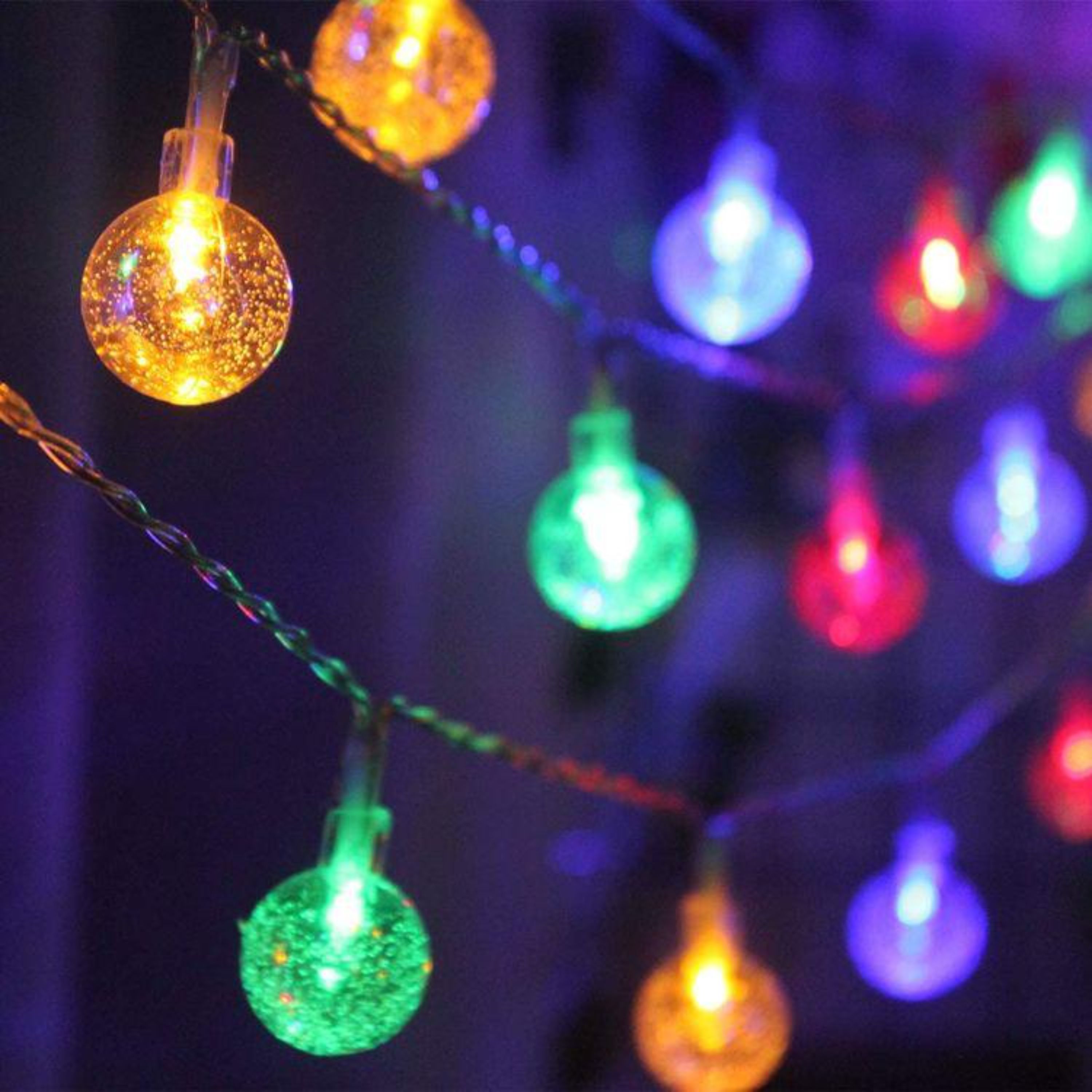 ریسه مروارید کریستالی مولتی کالر. ارسال رایگان