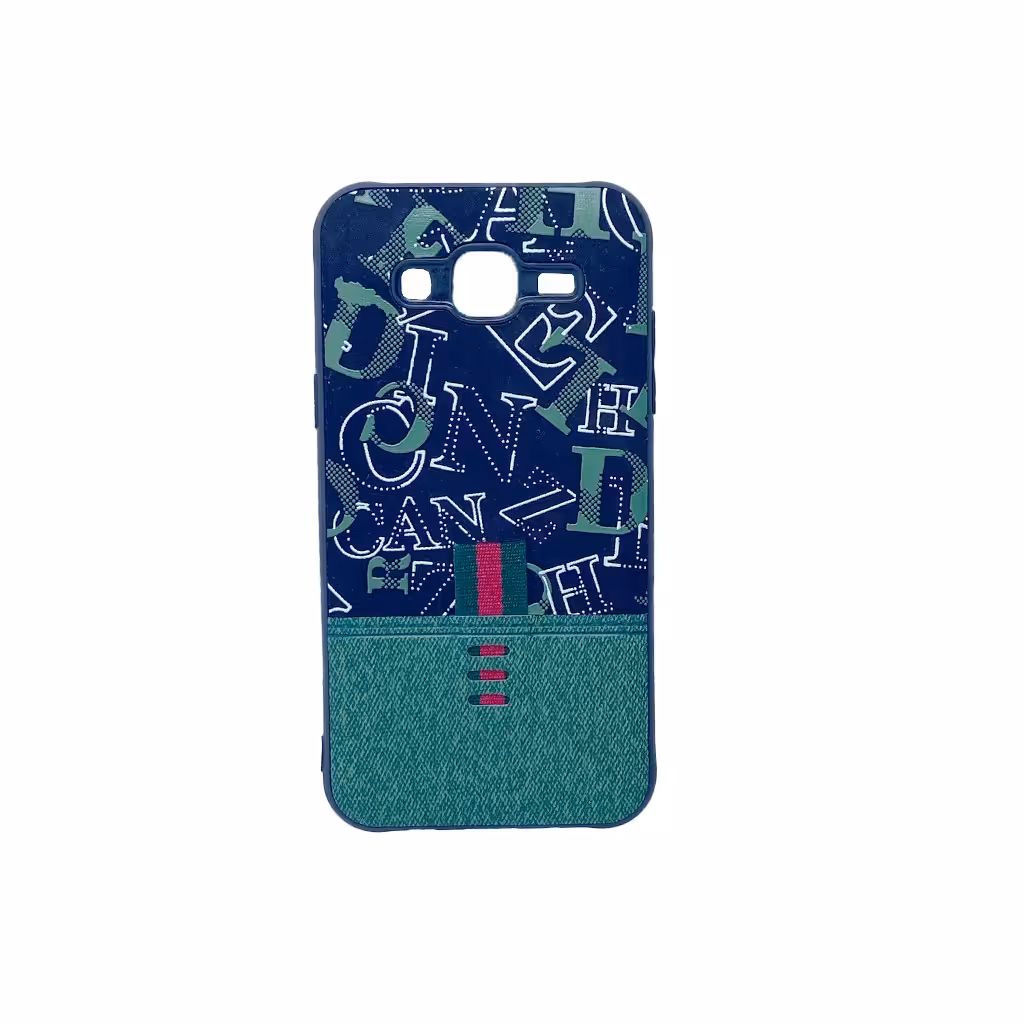 گارد گوشی  سامسونگ j5-2015 طرح پارچه ای رنگ سبزمشکی