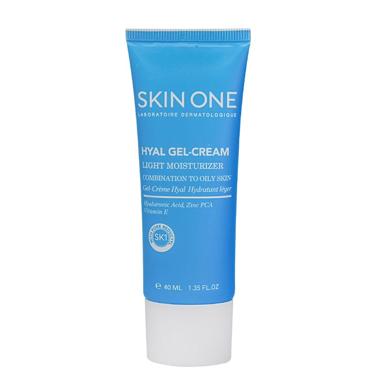ژل کرم مرطوب کننده هیال اسکین وان مناسب پوست مختلط تا چرب 40 میلی لیتر