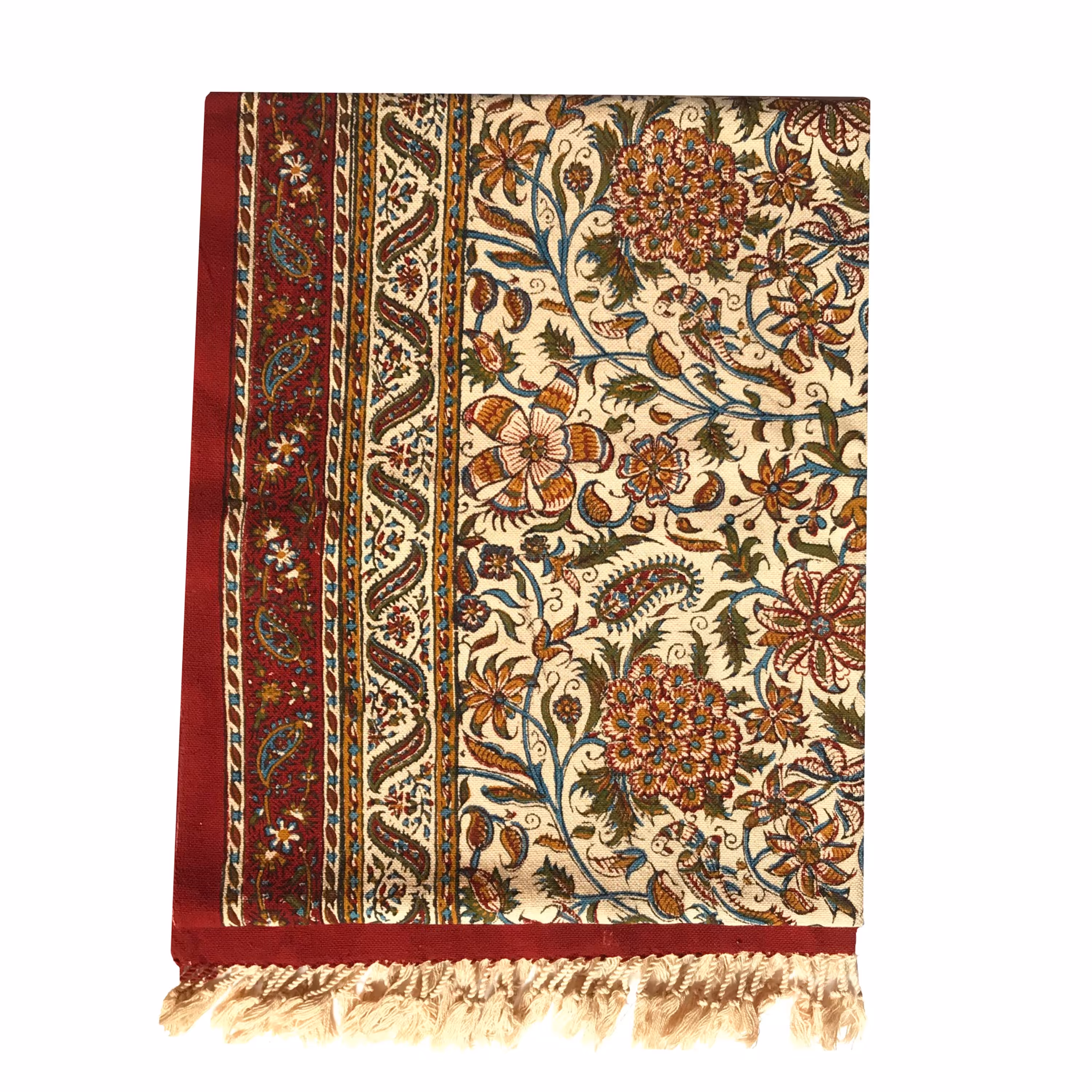 رانر قلمکار طرح گل و مرغ سایز 2متری