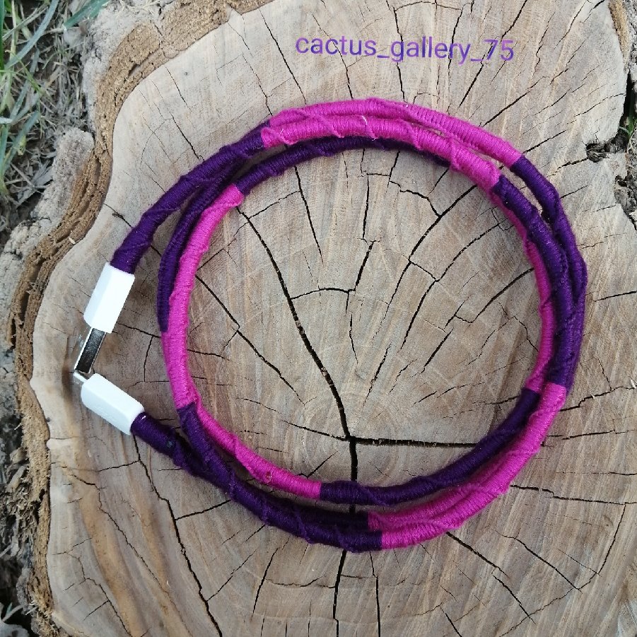 محافظ کابل شارژر بافتنی