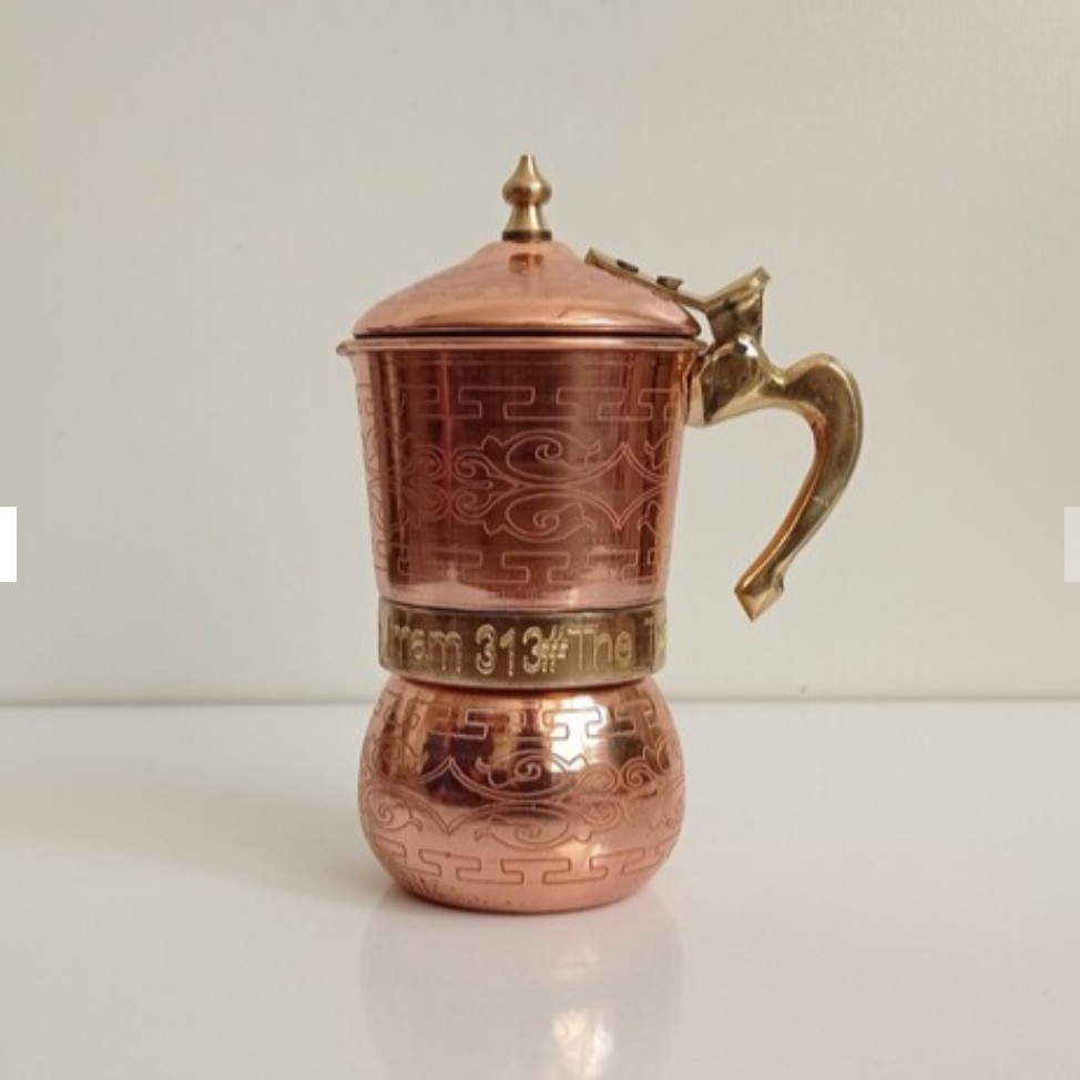 موکاپات 6 کاپ مسی طرحدار نانو شده زنجان کاملا دست ساز با کیفیت عالی

