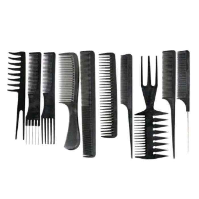 ست شانه پلاستیکی آرایشگاهی 