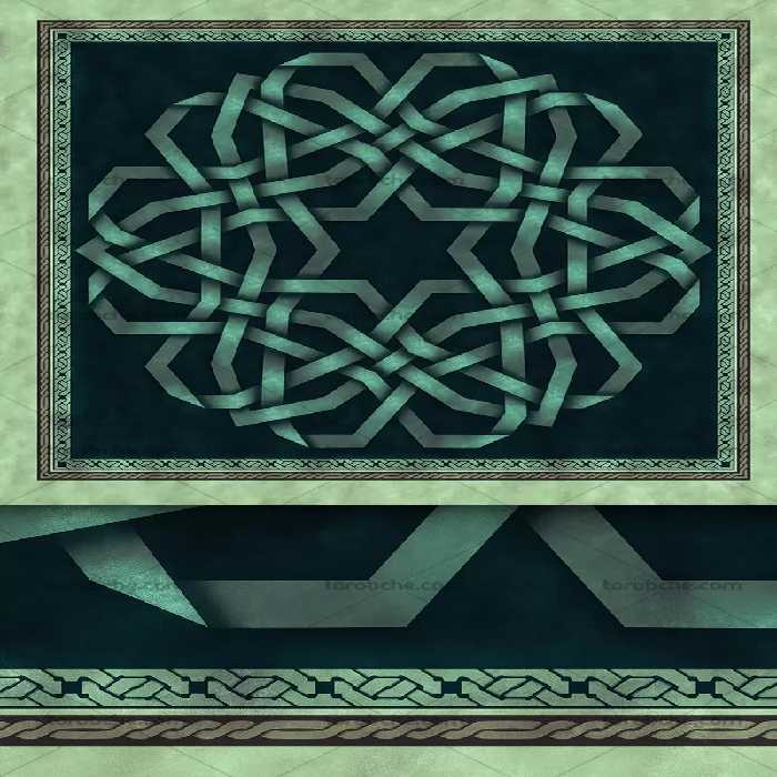 طرح گره چینی تذهیب | گرافیک با طعم تربچه