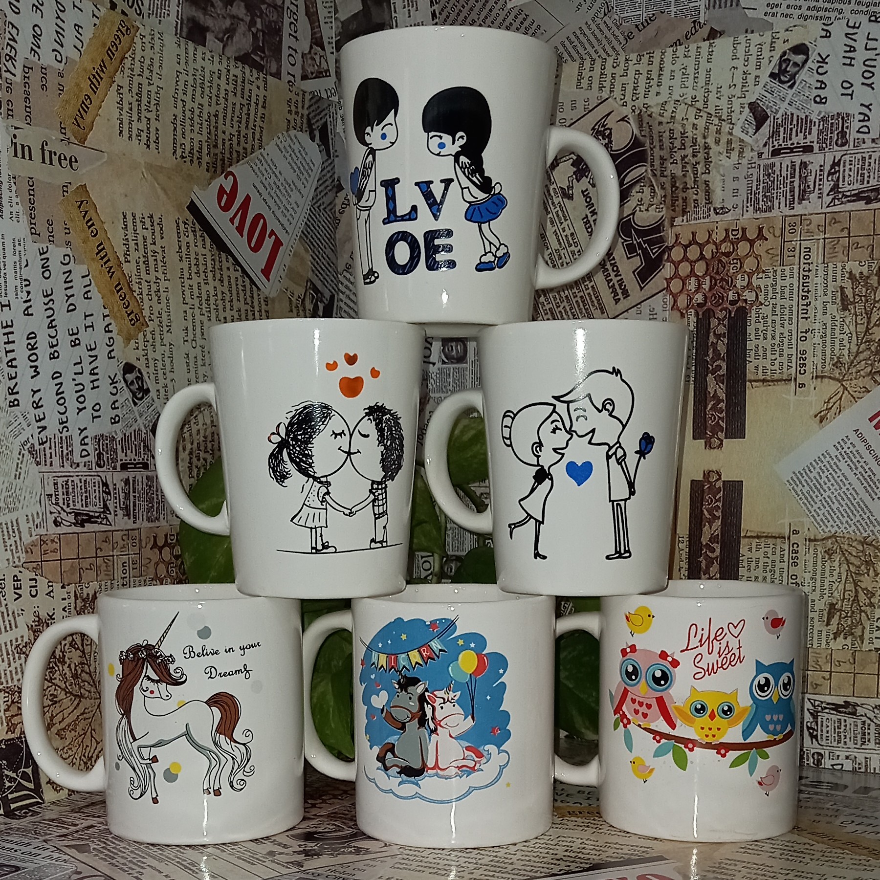 ماگ سرامیکی درجه 1  با طرح های متفاوت  ماگ فانتزی ماگ قهوه لیوان قهوه ماگ دمنوش ،ماگ قهوه لاته ، ماگ کاپوچینو 