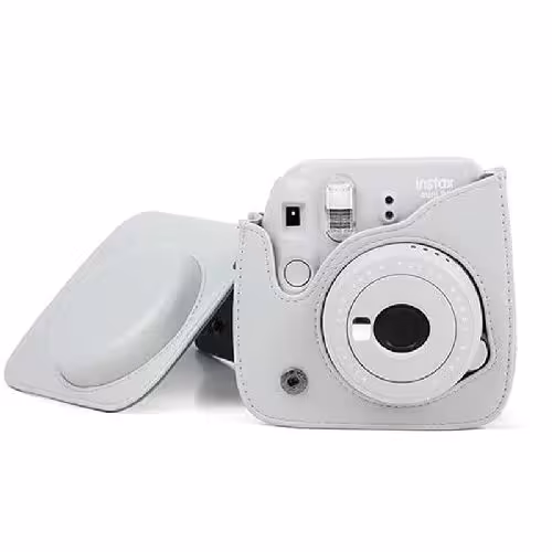 کیف چرمی دوربین فوجی فیلم مناسب FujiFilm Instax mini 9/8 White Bag