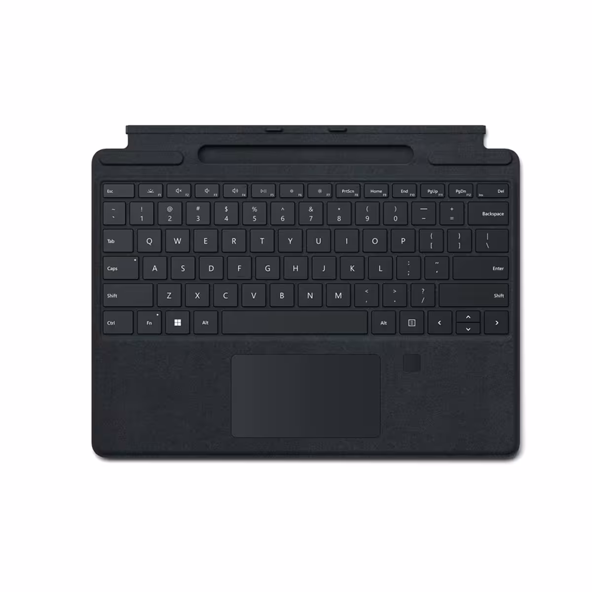 کیبورد سیگنیچر مایکروسافت سرفیس پرو 9,8,X دارای جایگاه قلم مدل Fingerprint