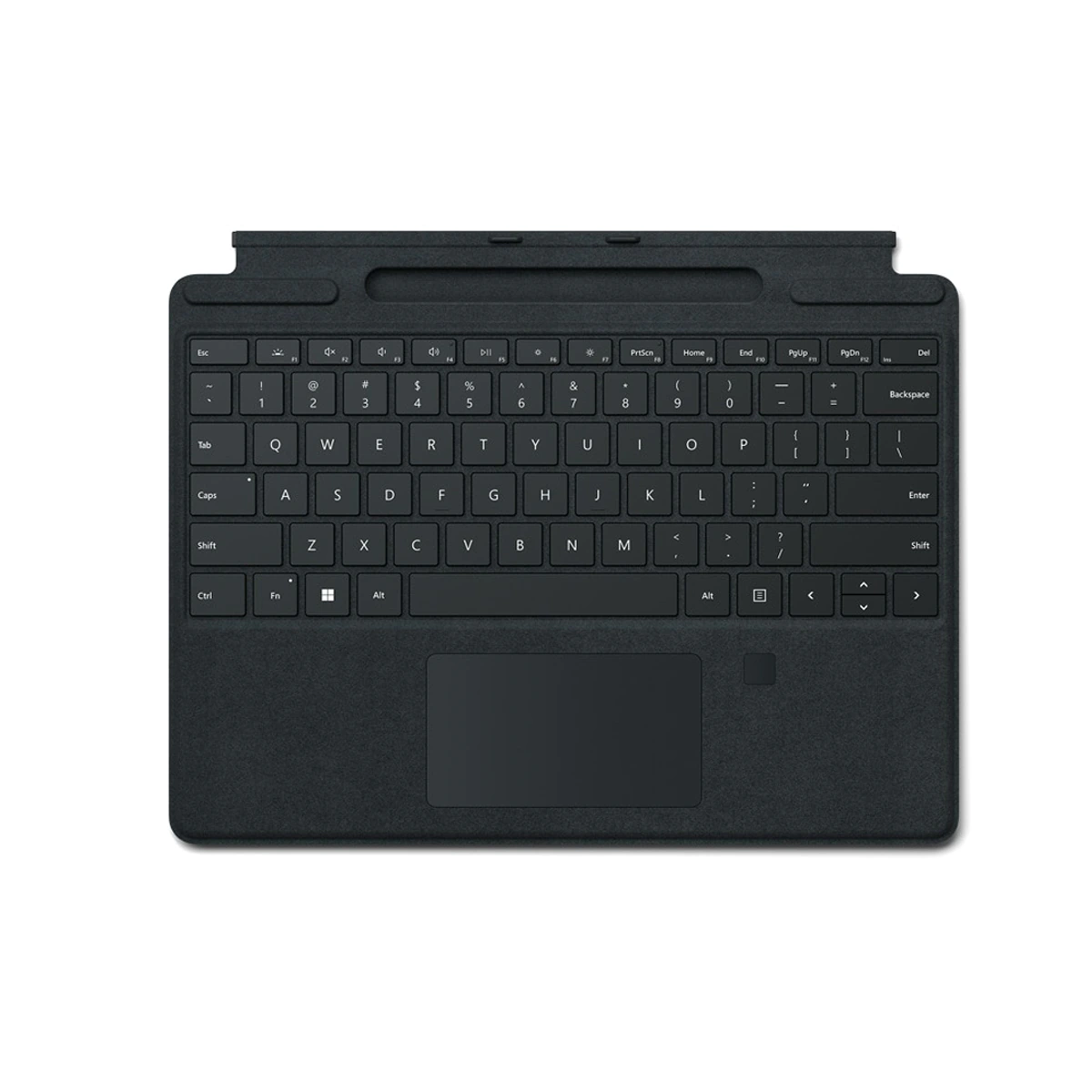 کیبورد سیگنیچر مایکروسافت سرفیس پرو 9,8,X دارای جایگاه قلم مدل Fingerprint