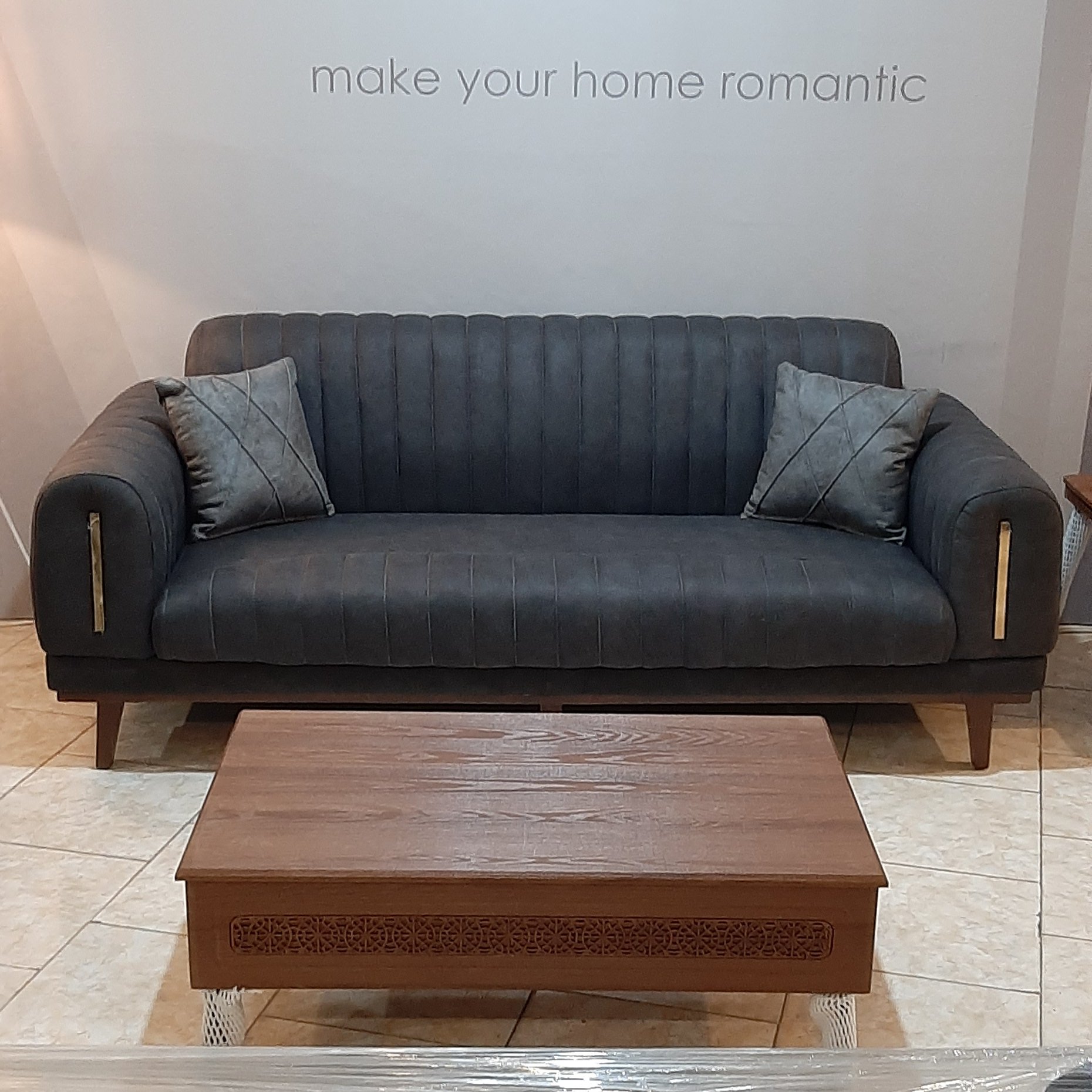 مبل چستر مدرن لمسه دوخت 7 سانتی