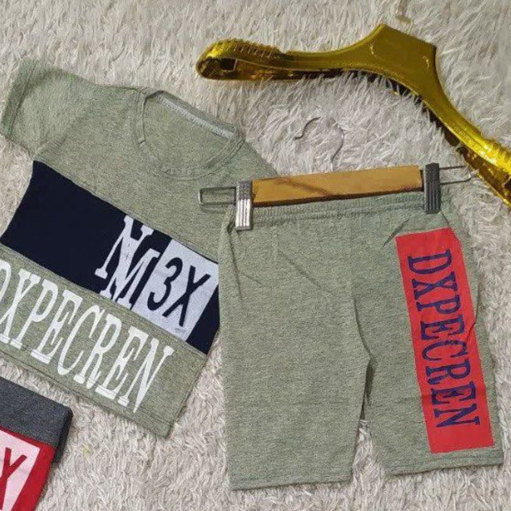 ست تیشرت شلوارک پسرانه 
سایز35،40
جنس ترکیبی پنبه و ملانژ 