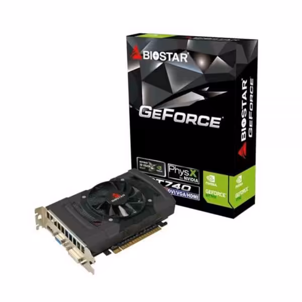 VGA Biostar GT740 4GB DDR3 128Bit | کارت گرافیک بایواستار