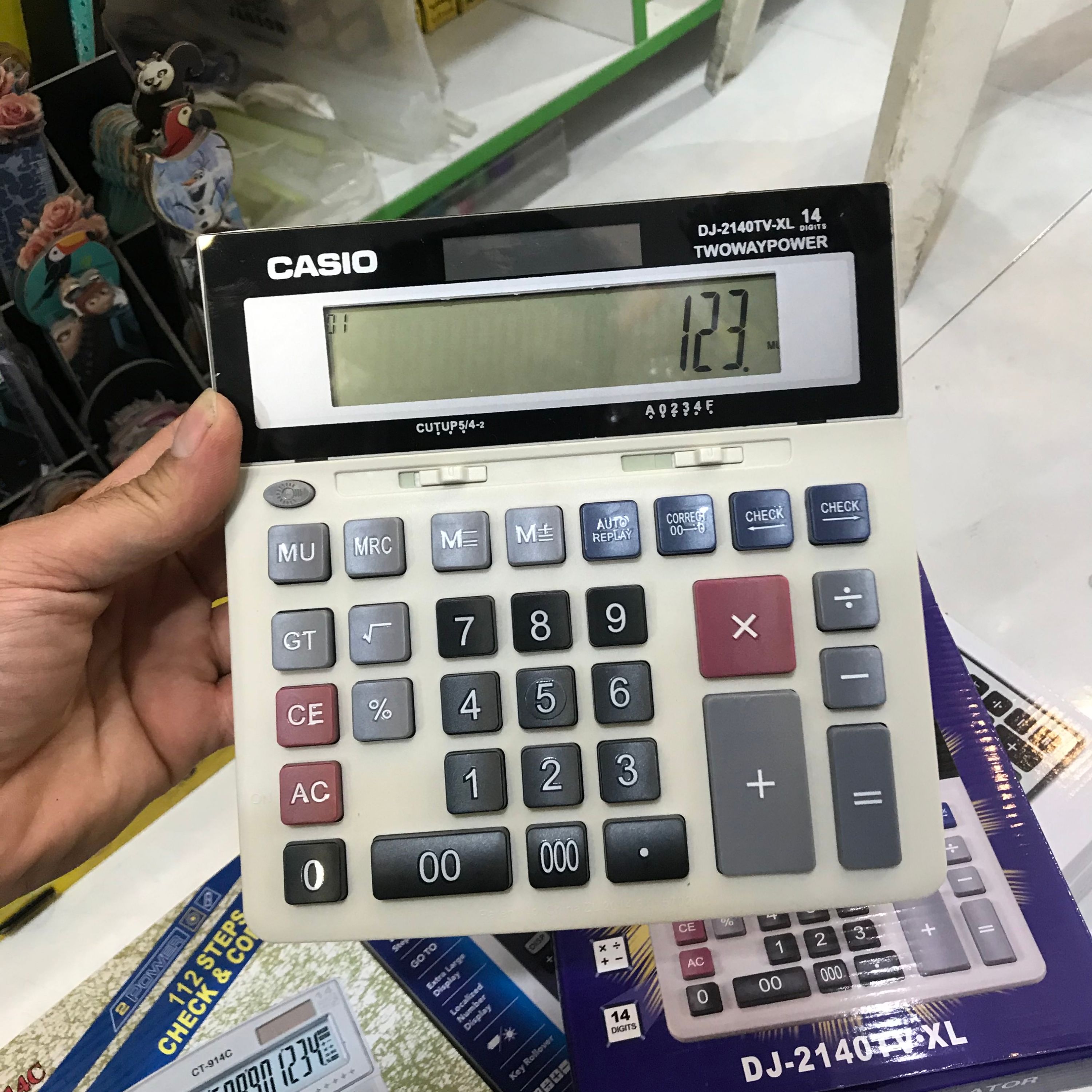 ماشین حساب تست اسکناس دار کاسیو2140دی جی