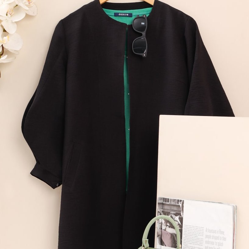 مانتو آستین برگی کد 0012