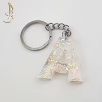 جاکلیدی رزینی حروف انگلیسی اکلیلی حرف  A (کد 001)