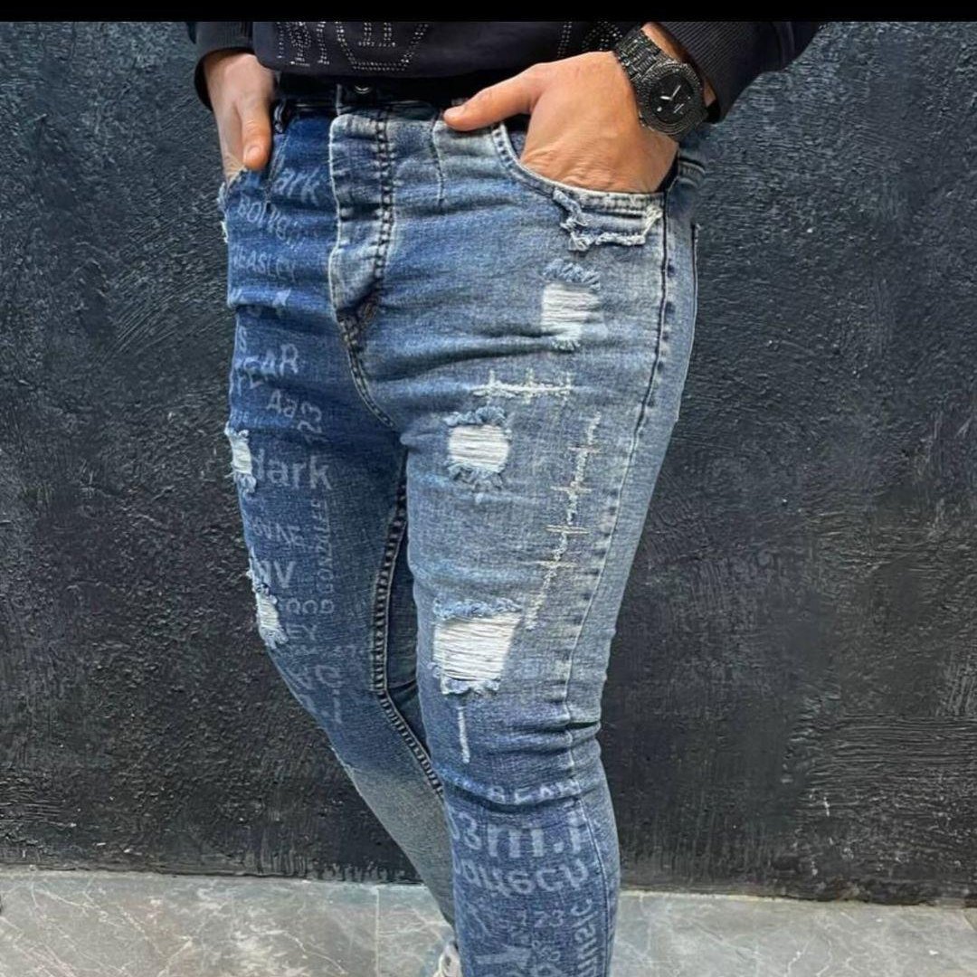 شلوار جین دمپا زیپ