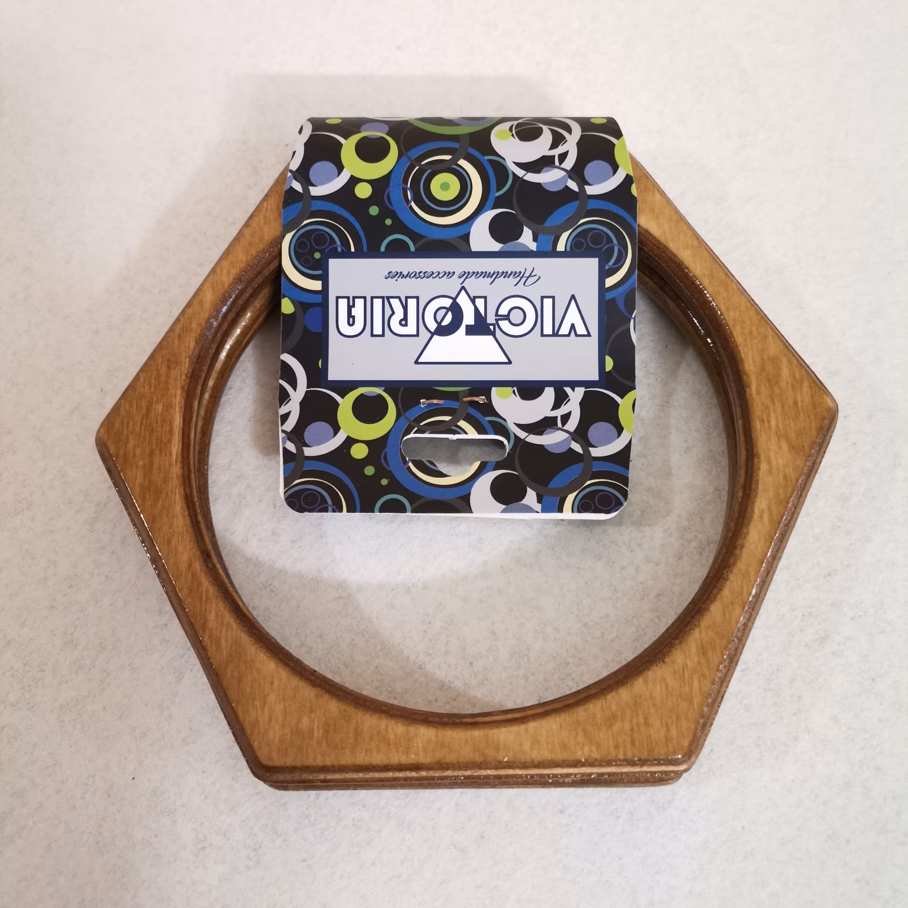 دسته چوبی خارجی مدل پنج ضلعی