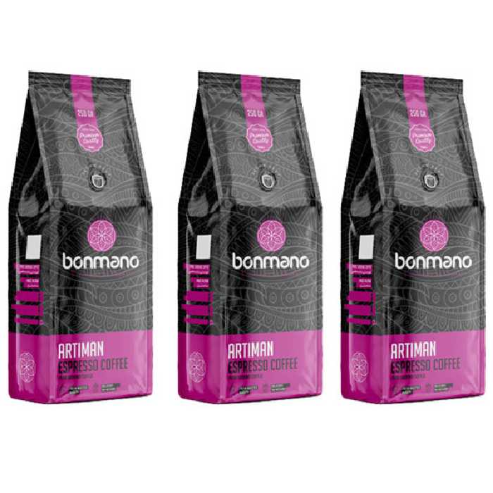 قهوه اسپرسو آرتیمان بن مانو بسته 3 عددی