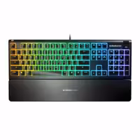 کیبورد مکانیکال گیمینگ استیل سریز APEX 3 Whisper-Quiet Switch