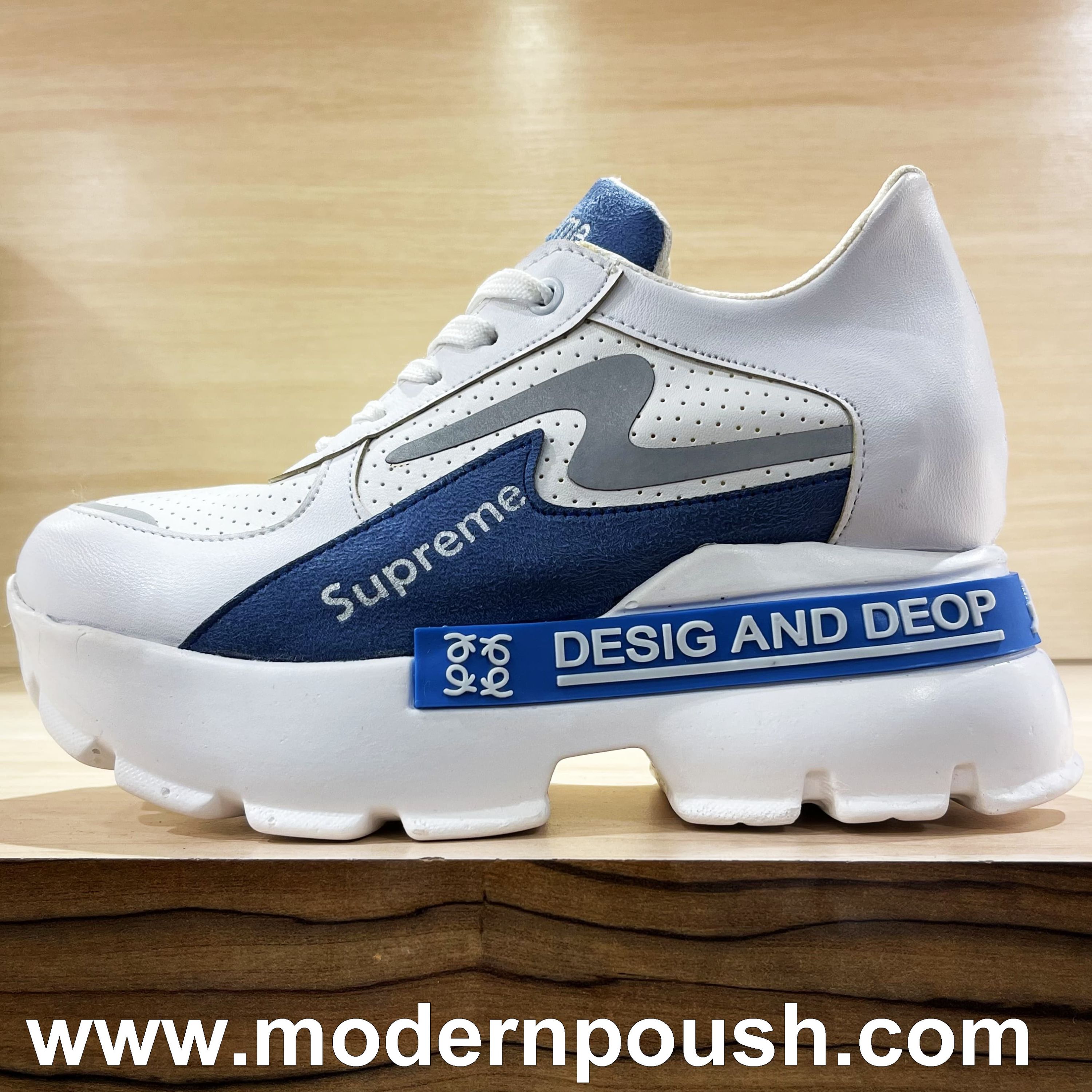 کفش کتانی لژدار زنانه رنگ سفید سایز 37 - 40 کد 10661 (جنس کُره ای و بسیار نرم )