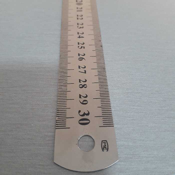 خط کش فلزی 30 سانتی++هدیه کاربردی غرفه دار