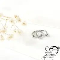پیرسینگ گرد استیل کد 6716