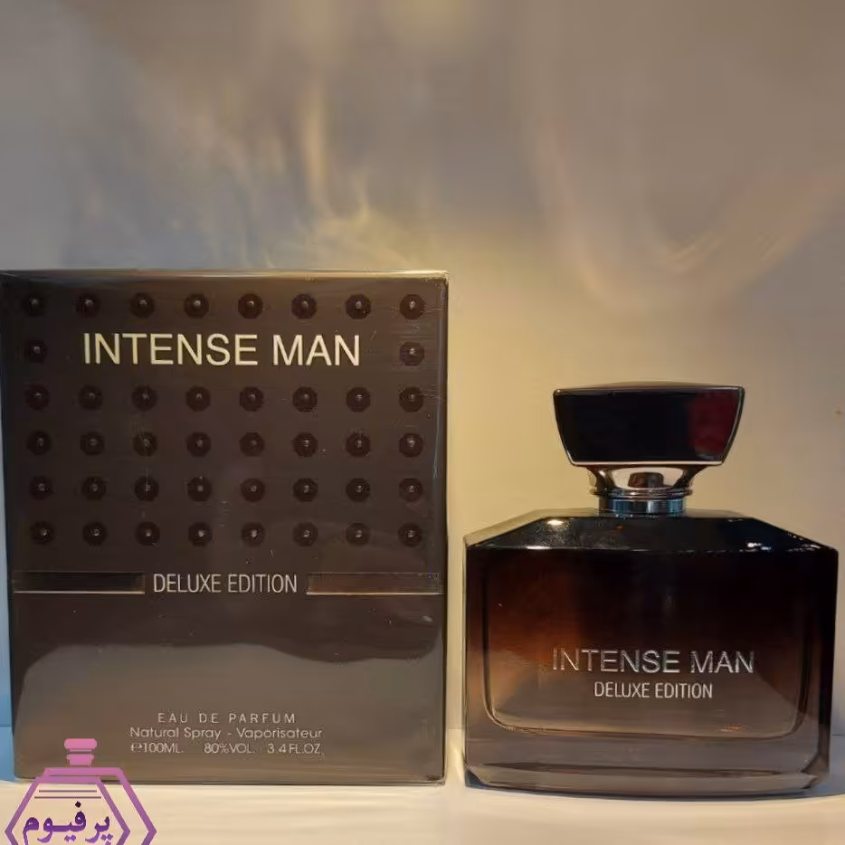ادکلن اینتنس من دلوکس، مردانه، 100 میل، رایحه گرم و تلخ، شرکت فرگرنس