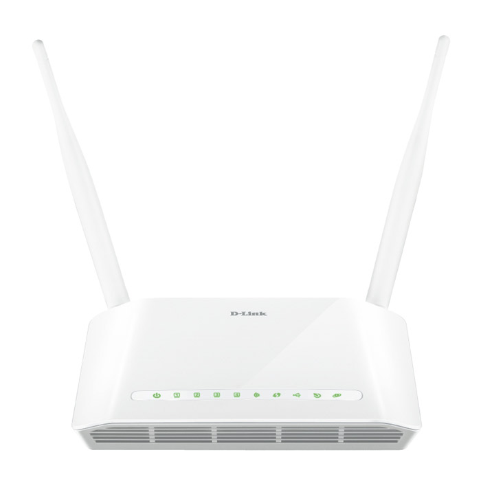 مودم روتر ADSL2 Plus بی سیم N300 دی-لینک مدل DSL-2750UD-Link DSL-2750U ADSL2 Plus Wireless N300 USB Modem Router